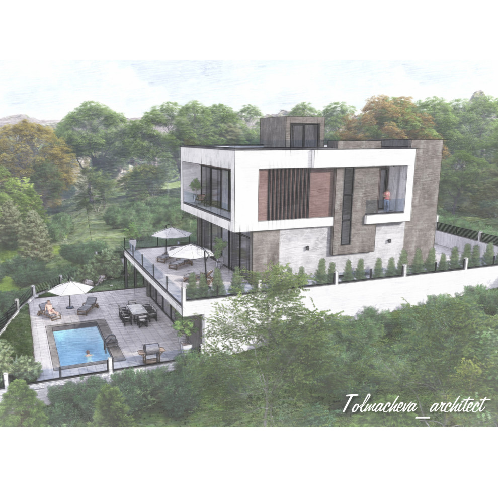 Частный жилой дом . Мацеста.