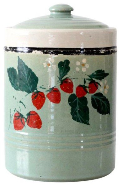 Consigned Vintage Usa Pottery Cookie Jar Traditional Kitchen