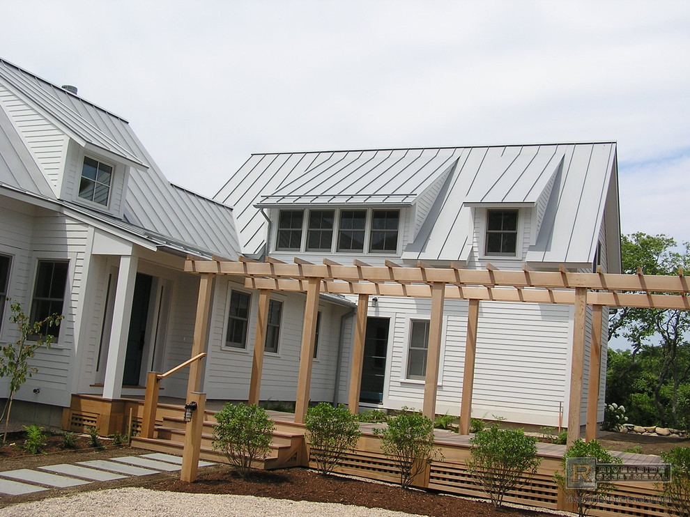 Dove gray metal roofing Boston by Riverside Sheet Metal