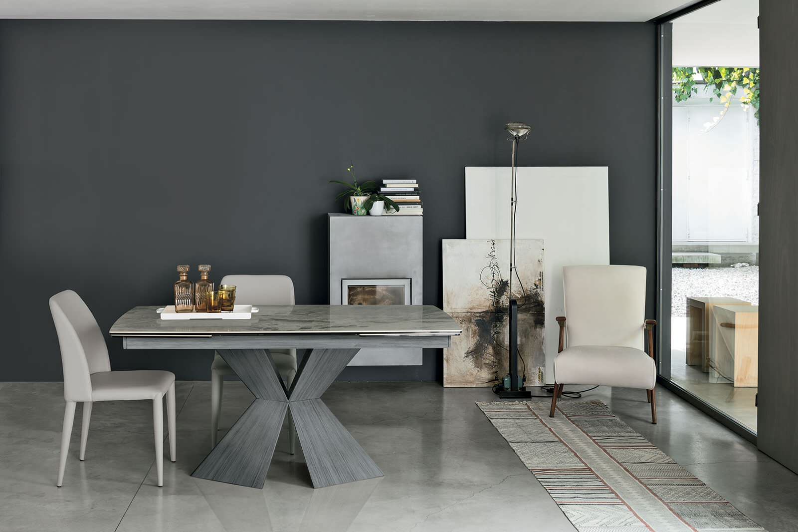 Итальянский обеденный стол Poseidone 160 в современном стиле | Target Point