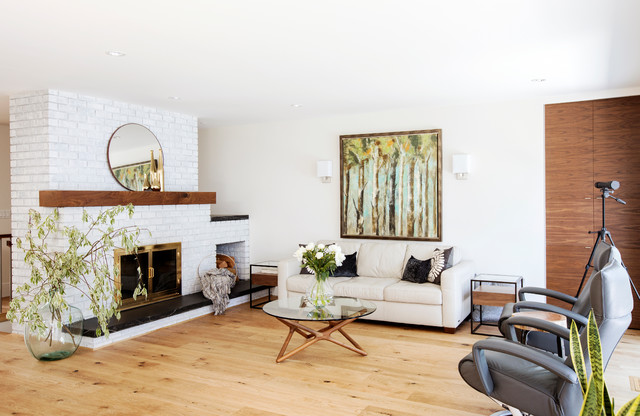 Full Home Renovation in North Nanaimo contemporary-living-room