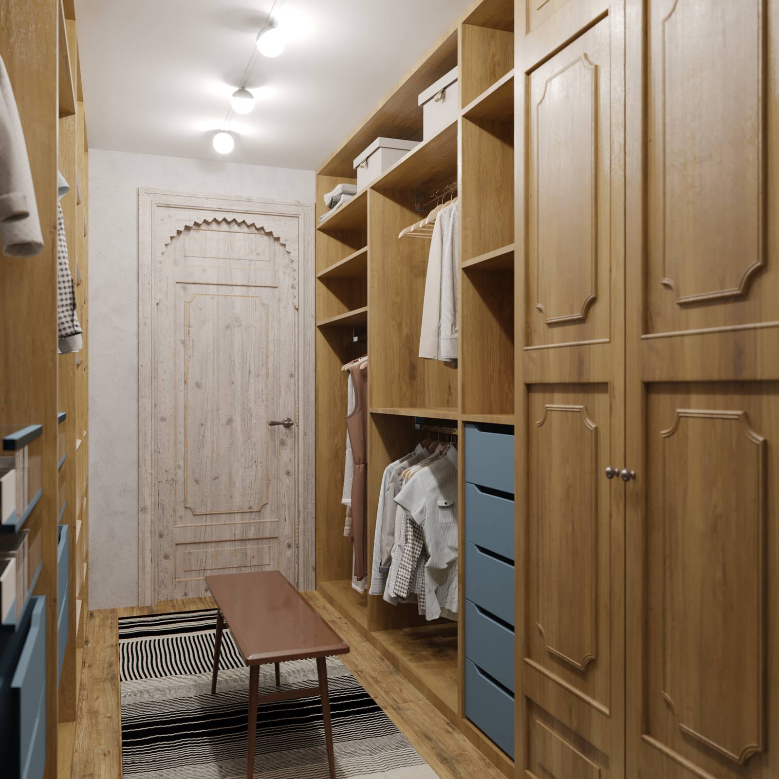 Гардероб. Квартира в ЖК "Ангелово"