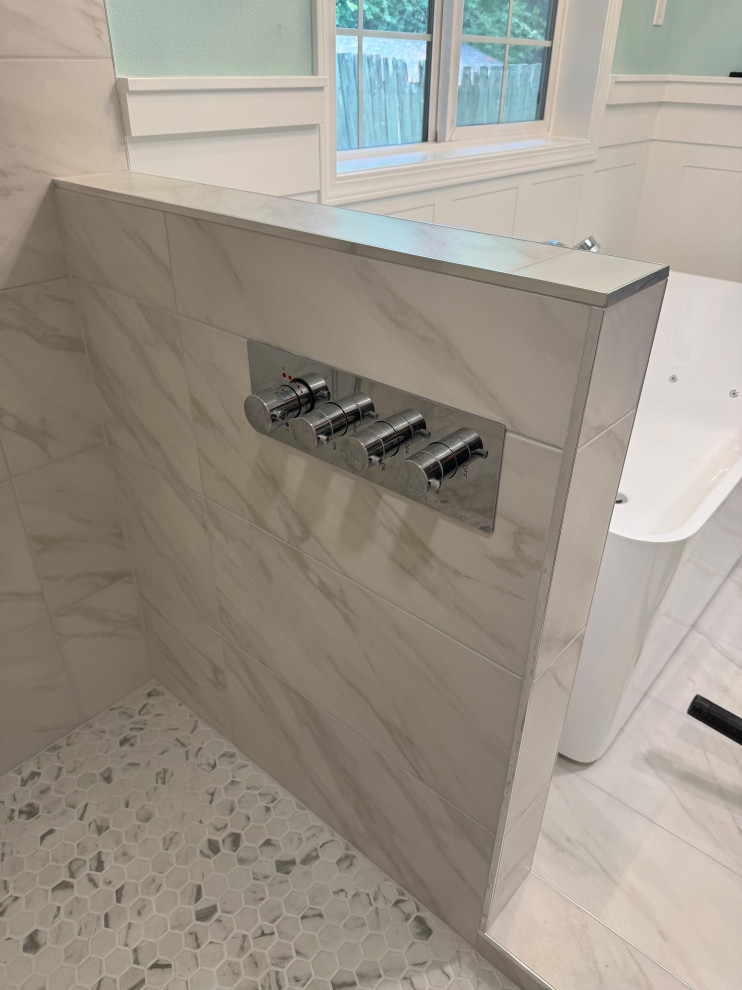 Tile shower