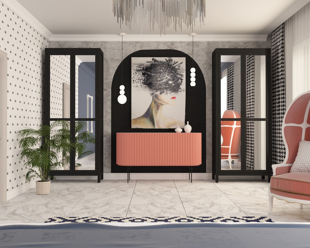 Эксцентричная спальня для молодой творческой девушки