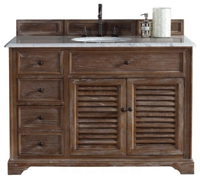 48 Vanity Cabinet Driftwood Beach, 48 Vanity Cabinet With Top