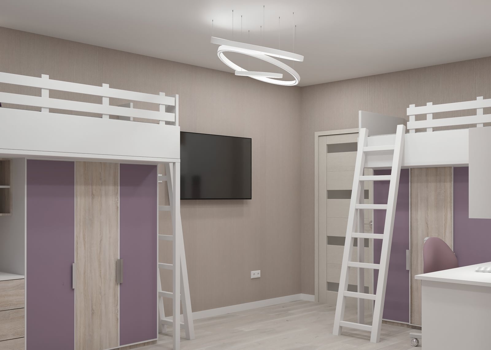 Детская для двух принцесс