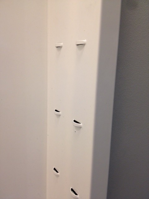 20pcs Shelf Brackets Support Studs Shelves Separator Fixed Cabinet