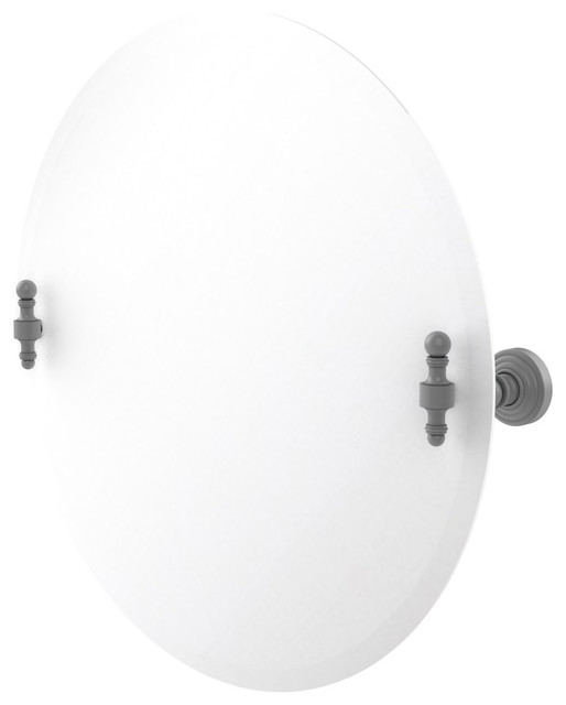 Frameless Round Tilt Mirror With Beveled Edge ...