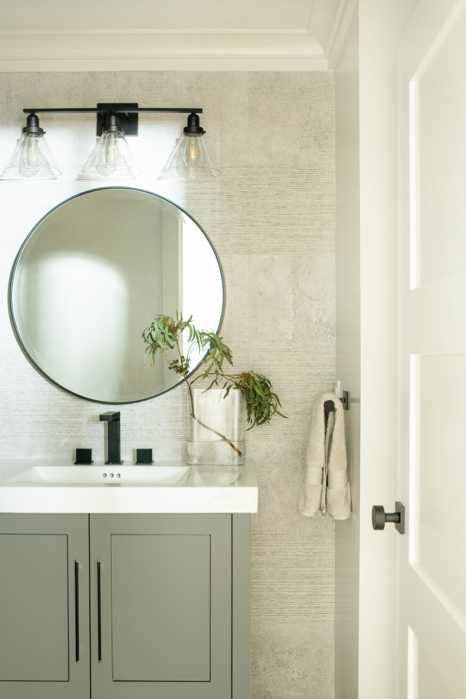 Seaside Living - Beach Style - Powder Room - Los Angeles - by Shanna ...