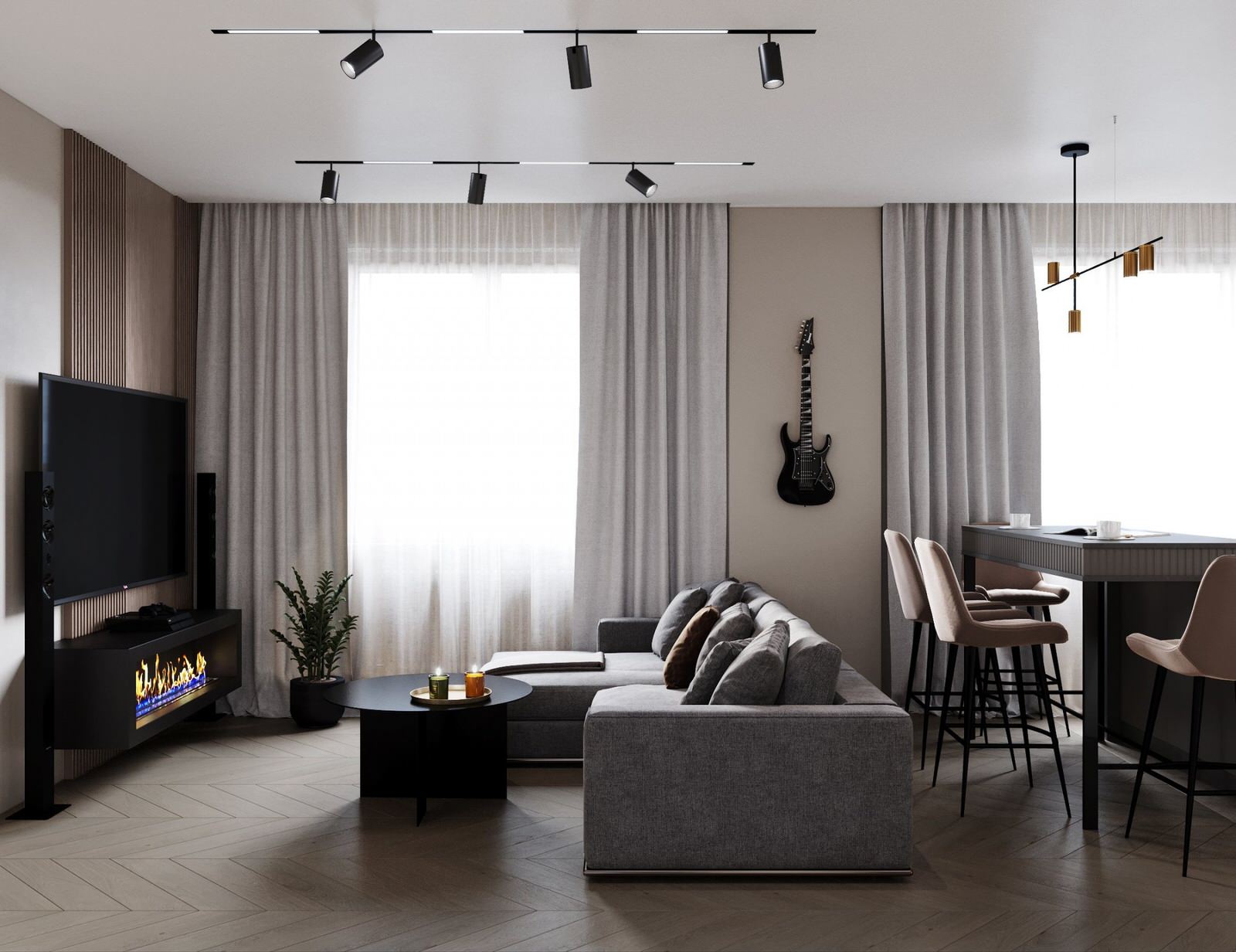 ремонт двухкомнатной квартиры 71 метр