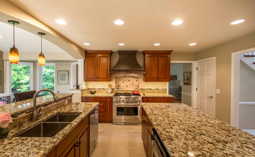 Double Island Kitchen & Sunroom
