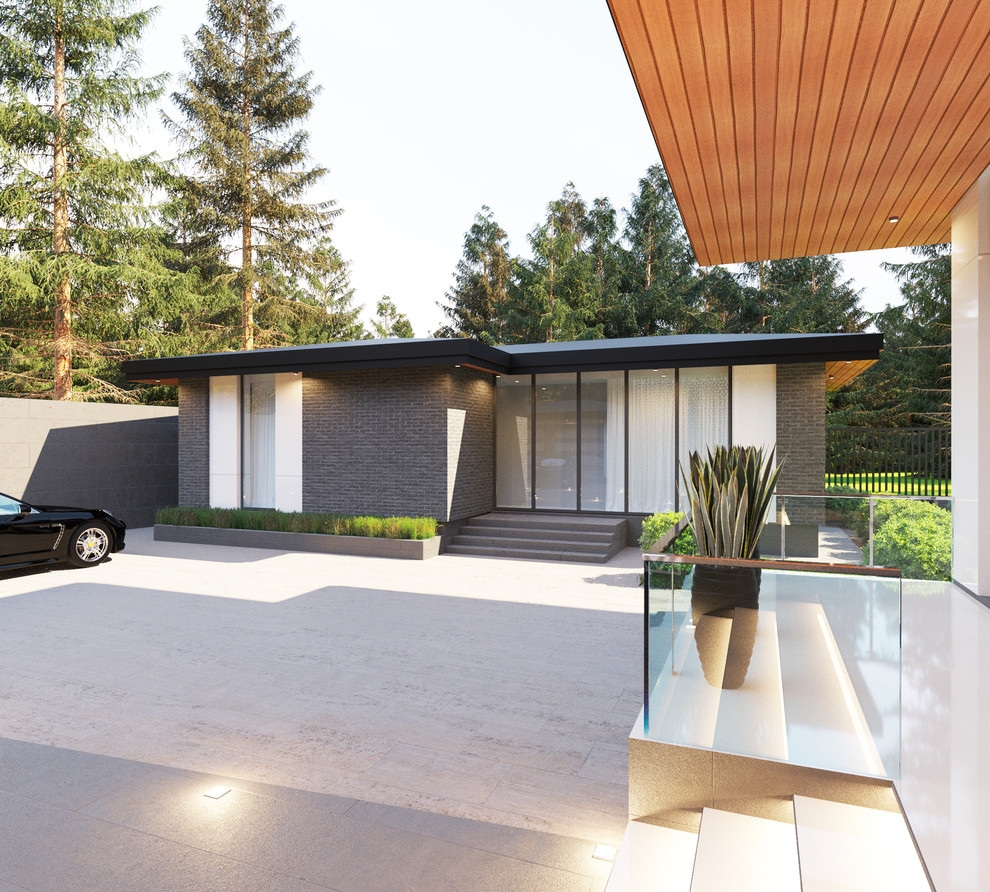 Экстерьер загородного особняка в Москве