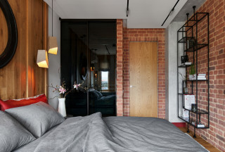 Спальня в стиле лофт: примеры дизайна, 50+ фото