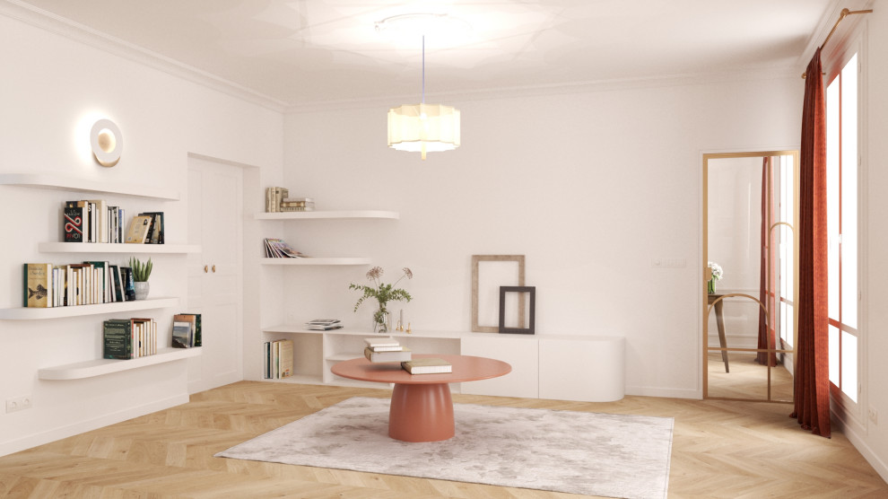 Projet - Salon - Vue 3D