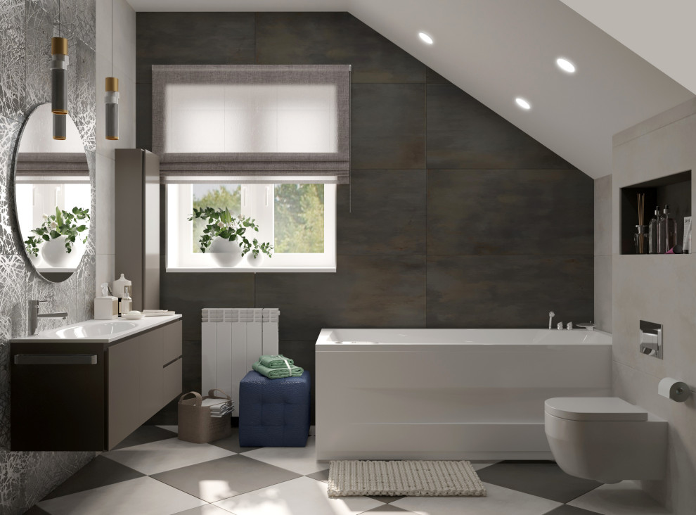 Интерьер жилого домас мансардой,г. Бор