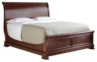 Stanley Furniture - Stanley Furniture Louis Philippe Queen Sleigh Bed, Burnished Honey & Reviews ...