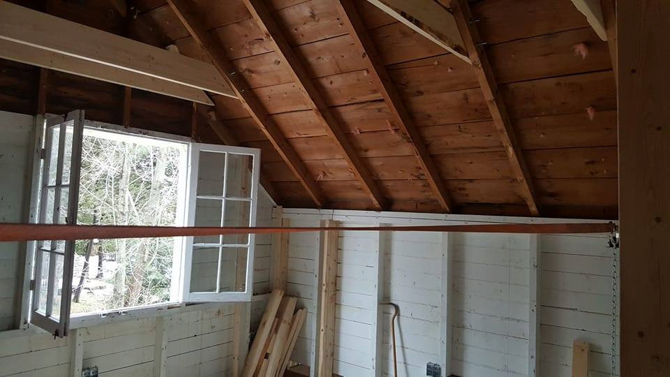 Dormers added in old house
