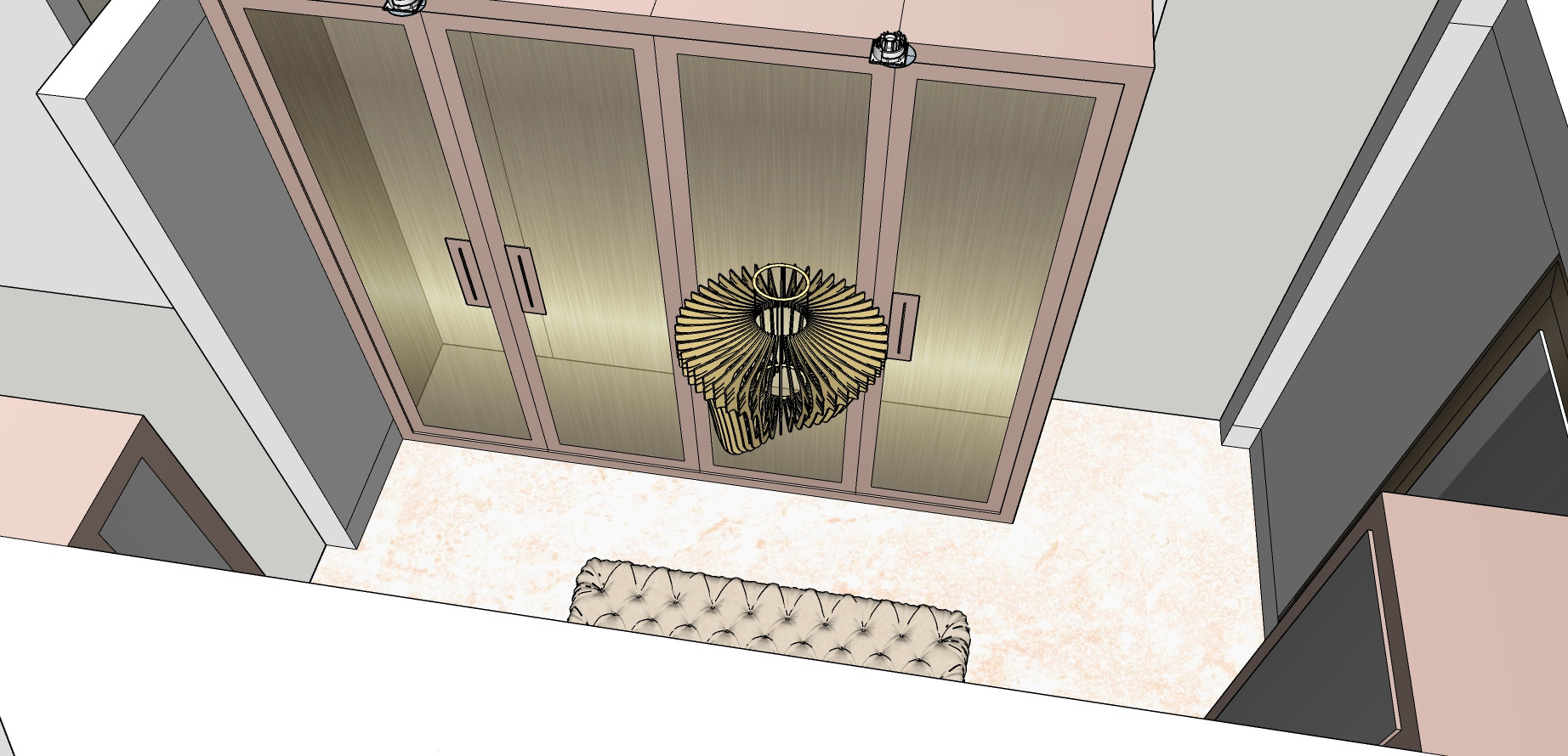 Neoclassic House Design - Dressing Room