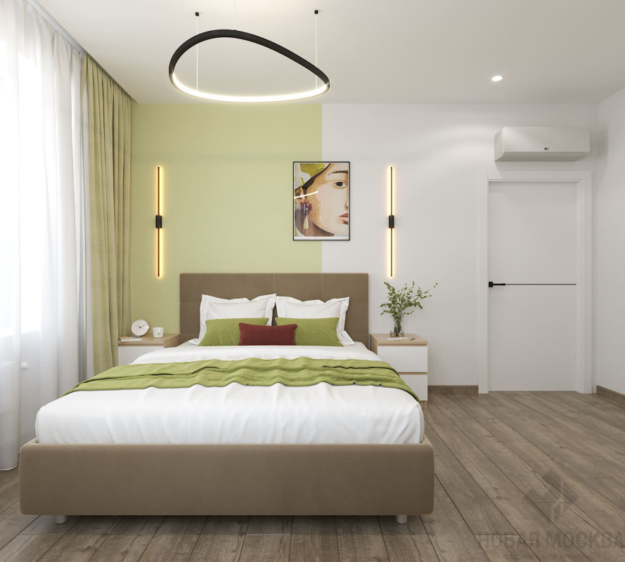 Дизайн двухкомнатной квартиры по адресу: Очаковское шоссе, 9А