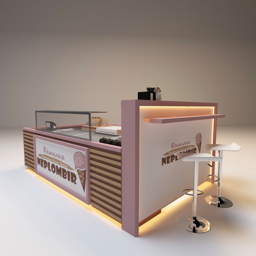 Дизайн островка мороженного