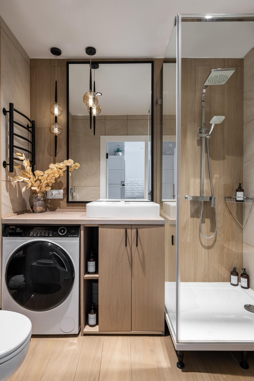 Ванная комната с душевым поддоном