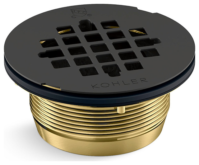 Kohler K-22675 Round Grid Shower Drain - Tub And Shower Parts - by ...