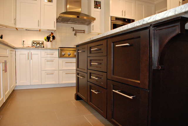 Kitchen Remodel from Basic to Transitional transitional-kitchen