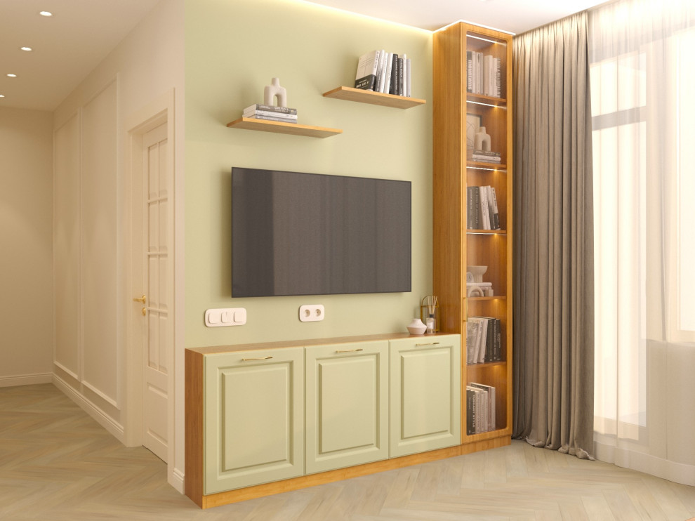 Дизайн проект - уютный и элегантный интерьер в мягких пастельных тонах