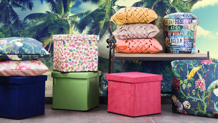 Плетеные подушки