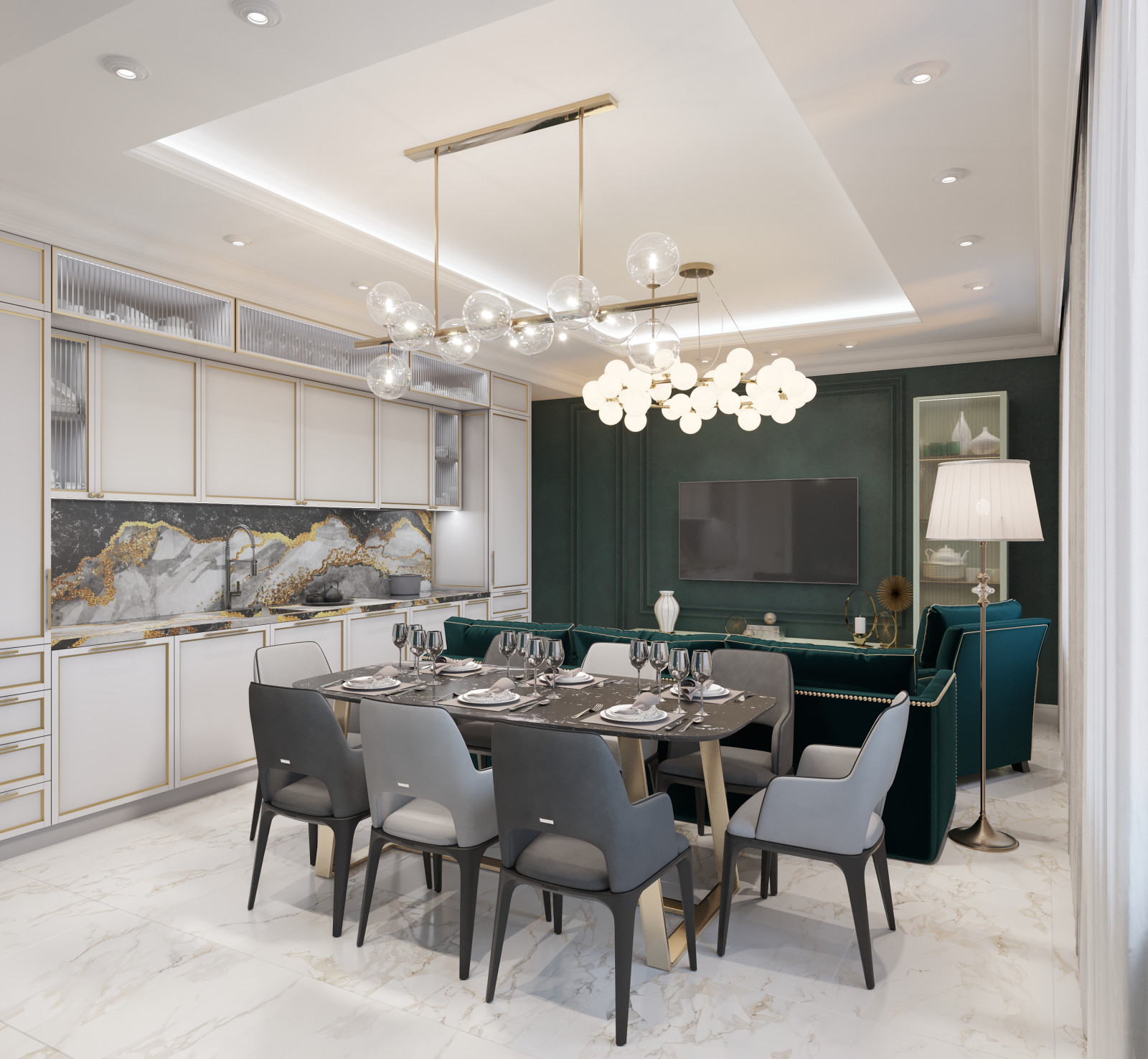 Квартира 140м2 ЖК "Magnifica"