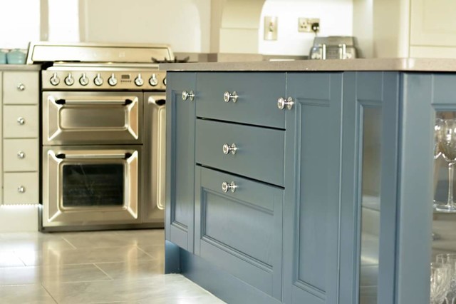 Pavillion Grey and Hague Blue kitchen contemporary-kitchen