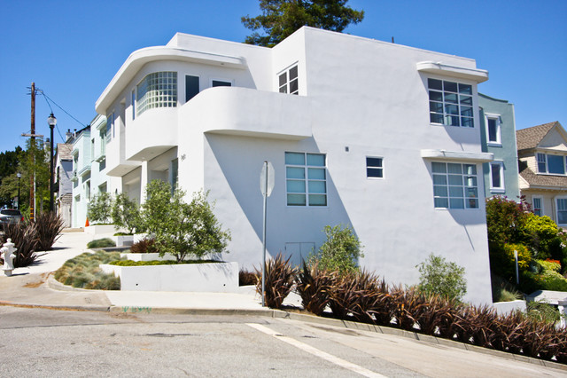 Liberty Hill moderno-fachada