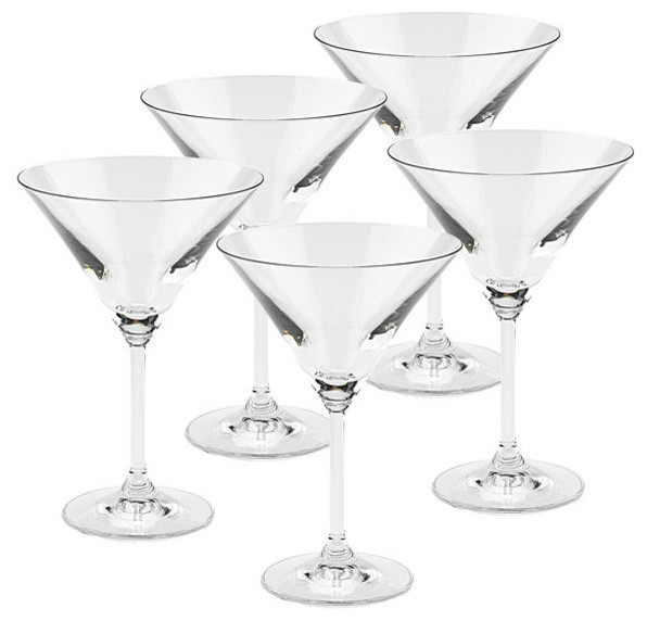Shop Houzz Badash Crystal Crystal Martini Glasses Set of 6