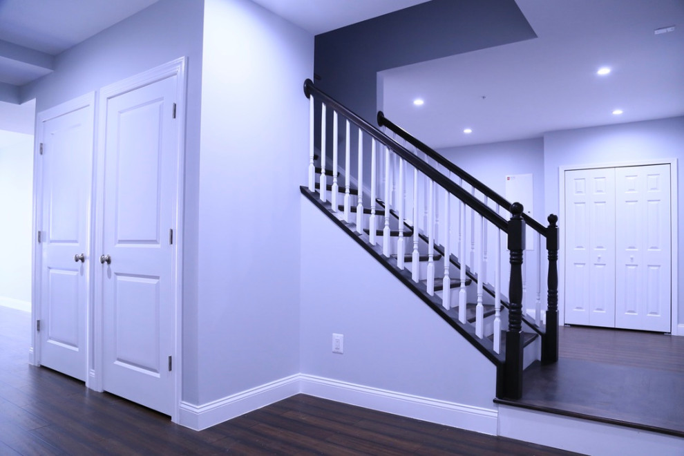 Inspiration for a transitional basement remodel in DC Metro