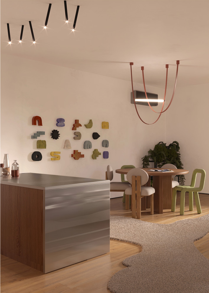 Дизайн-проект двухкомнатной квартиры с яркими акцентами