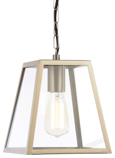 Stainless Steel Rockford Outdoor 1 Light Tapered Hanging Lantern Stainless Steel Rockford Outdoor 1 Light Tapered Hanging Lantern