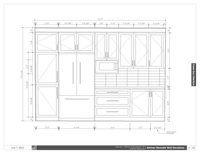 Drawings, Moodboards, Elevations transitional