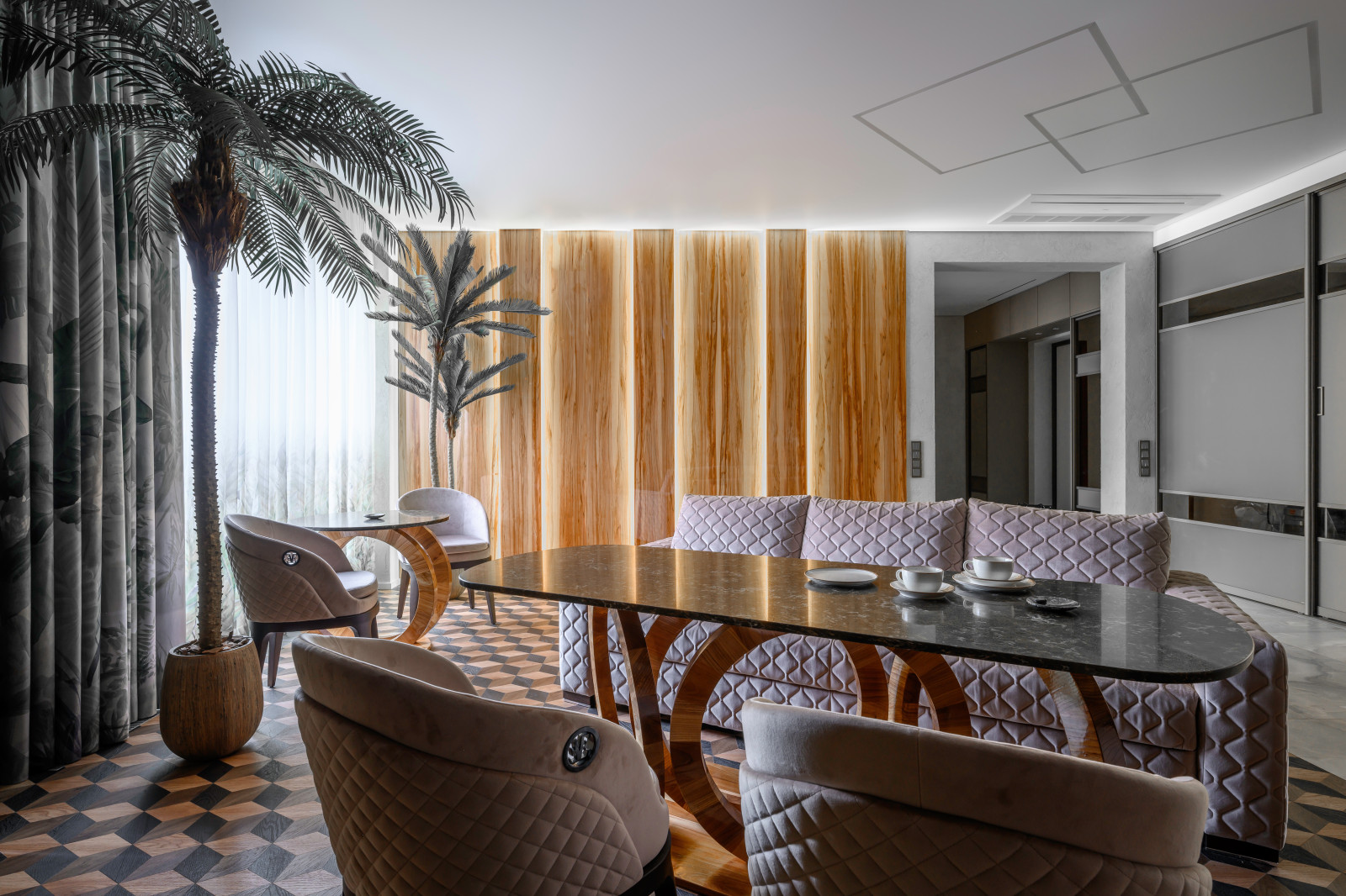 Гостиная для проекта в современном стиле