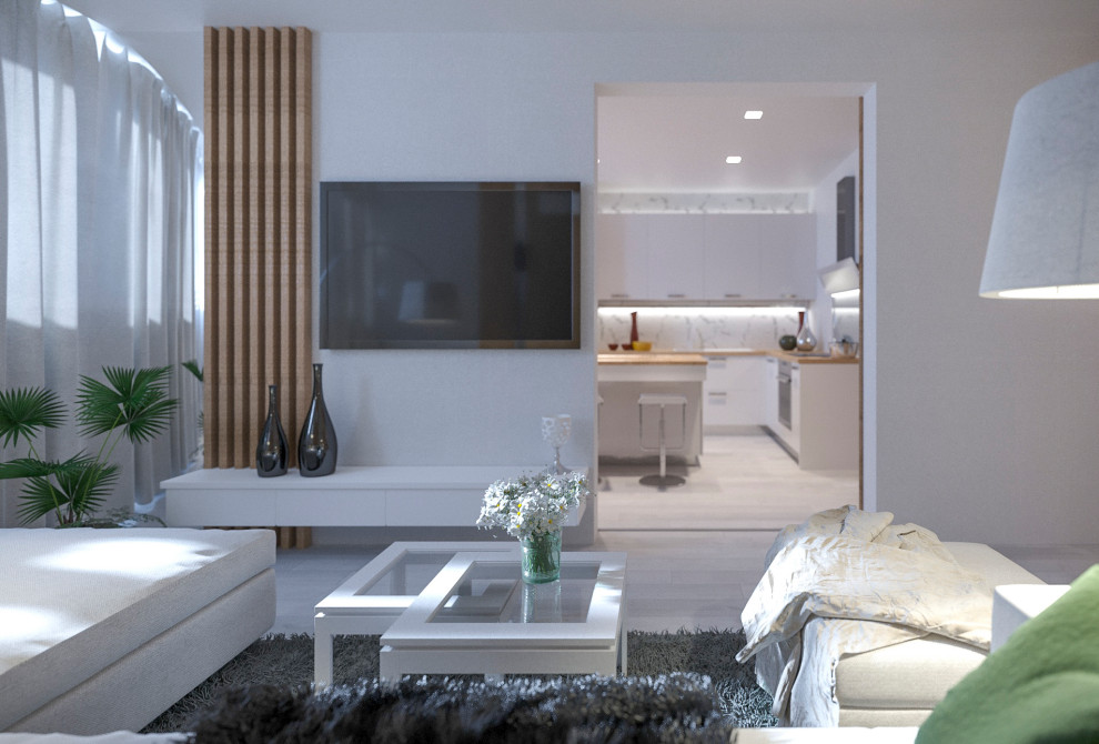 Гостиная, вид с дивана