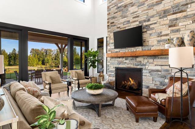 Warm And Inviting Living Rooms Farmhouse Living Room