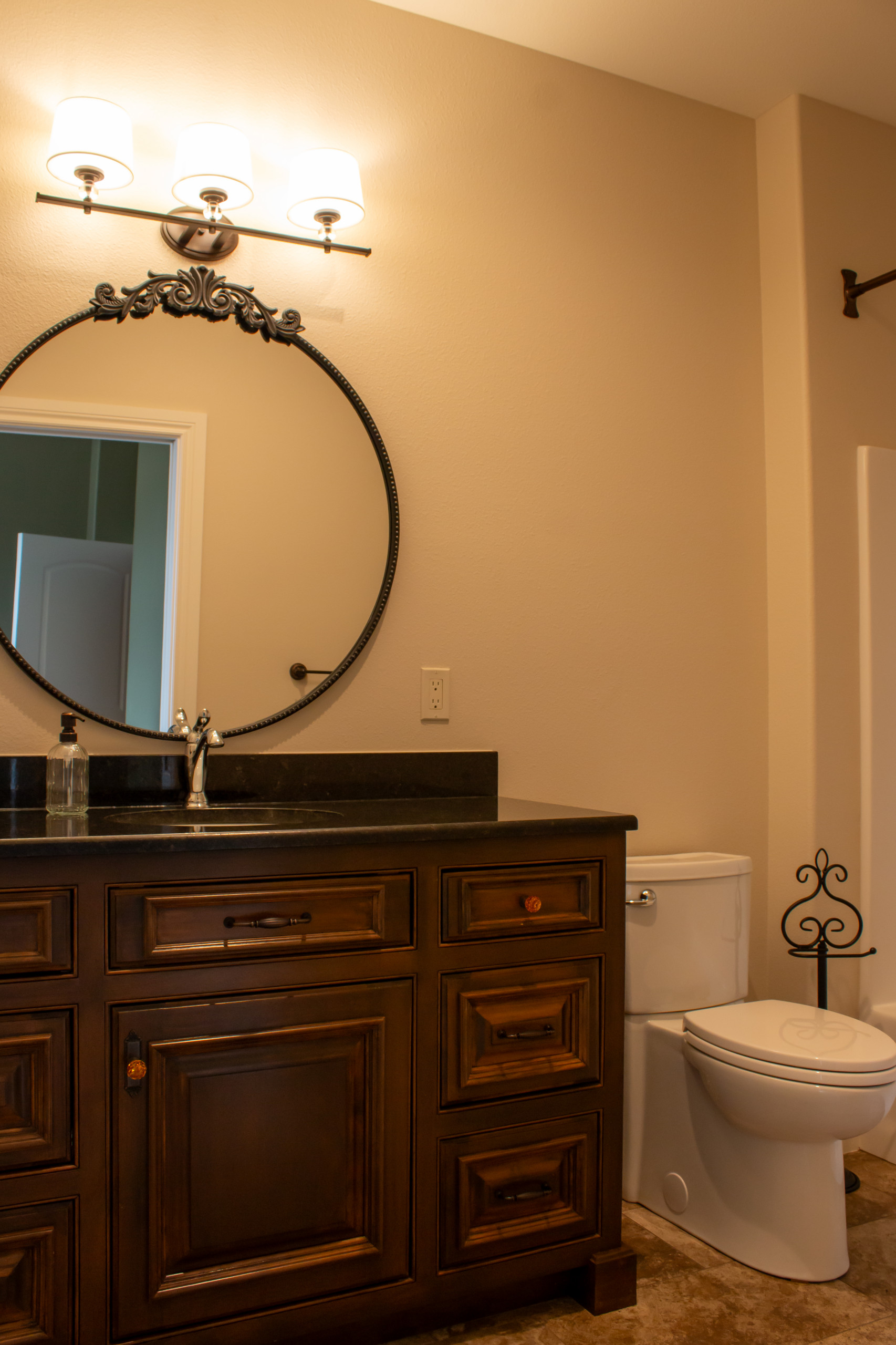 Slocum Custom Home - Master & Powder Bath