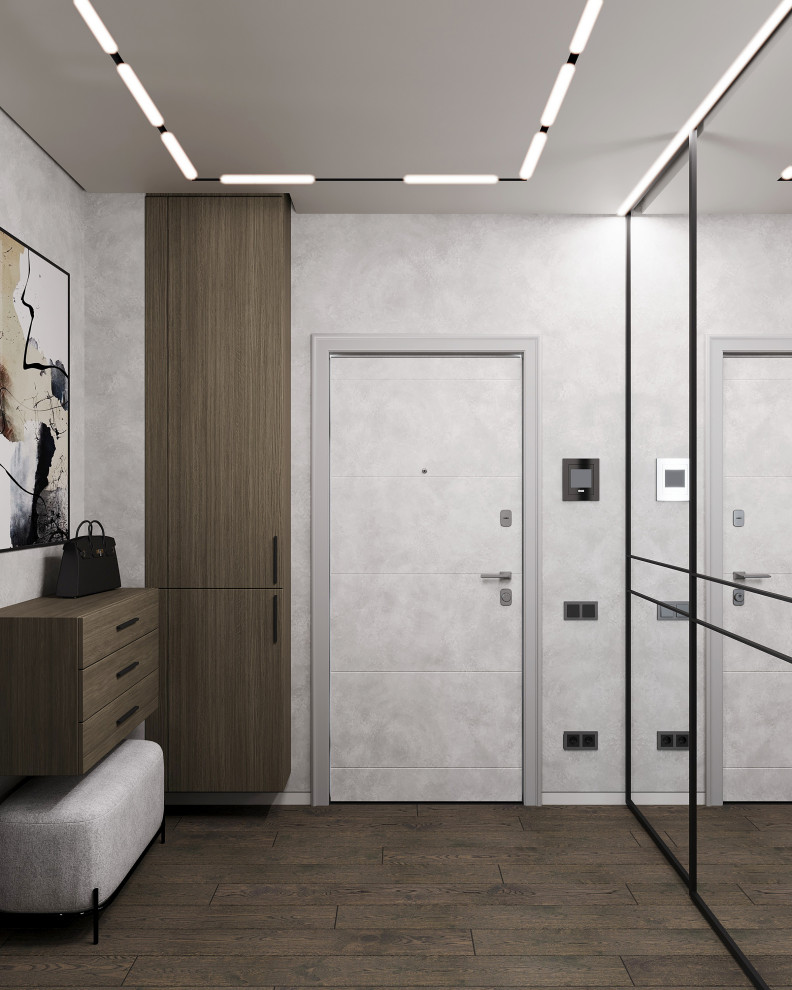 Дизайн интерьера квартиры с открытой террасой в жилом комплексе "Тармо"