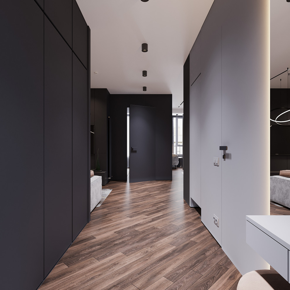 Контрастный проект квартиры в Кранодаре