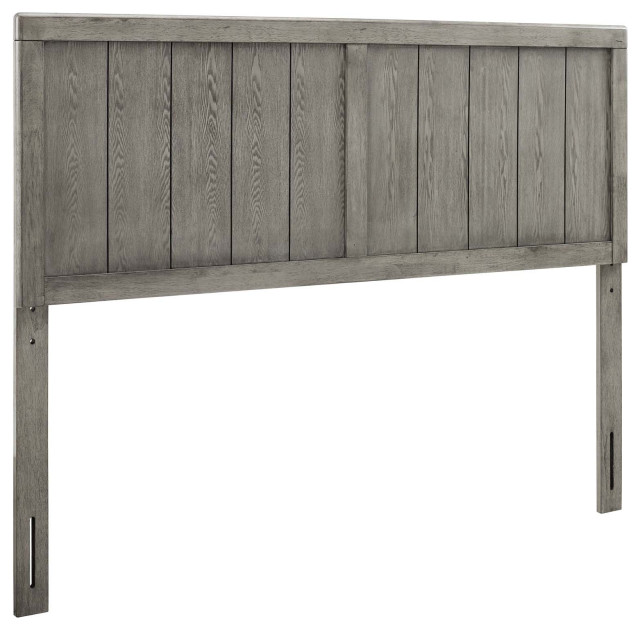 Robbie Twin Wood Headboard Gray - Modern - Headboards - by House Bound ...