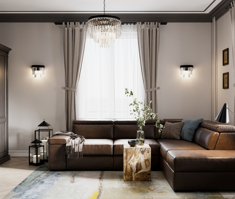 Элегантный интерьер в сталинке