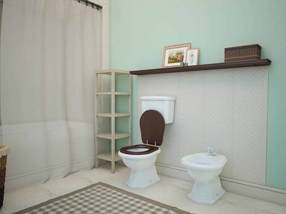 Интерьер коттеджа в стиле прованс в поселке Монтевиль