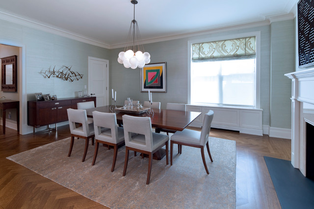 West Side Ave Apt klassisch-modern-esszimmer