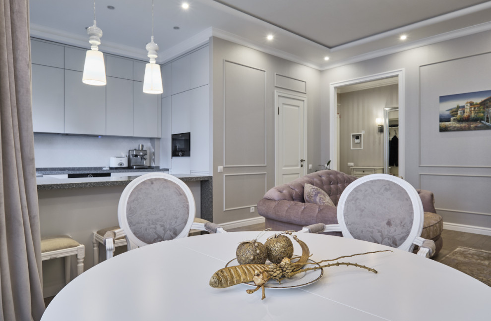 Квартира в светло-серых тонах