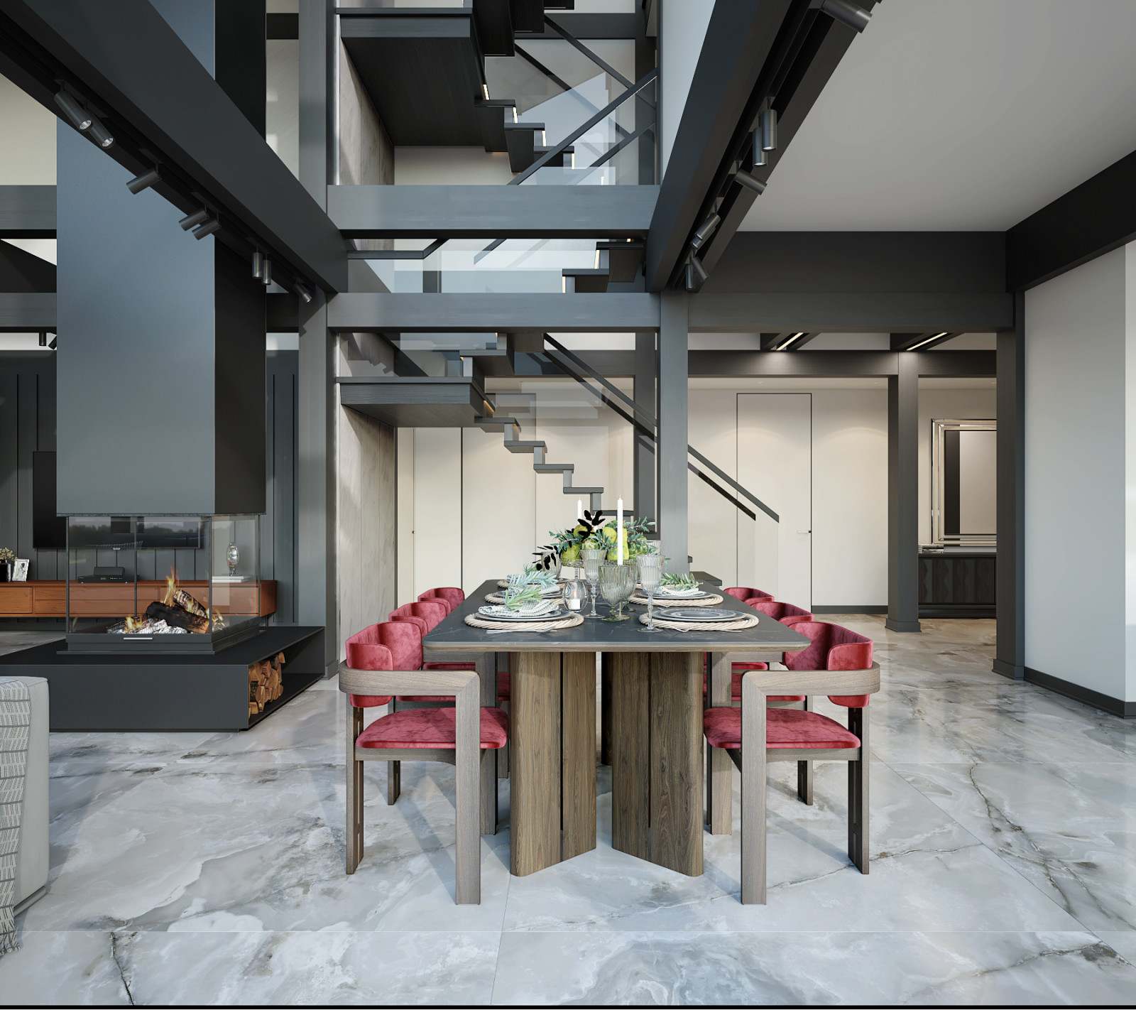 Дом фахверк первый этаж