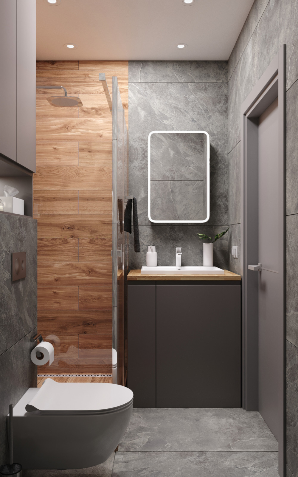 Дерево и камень